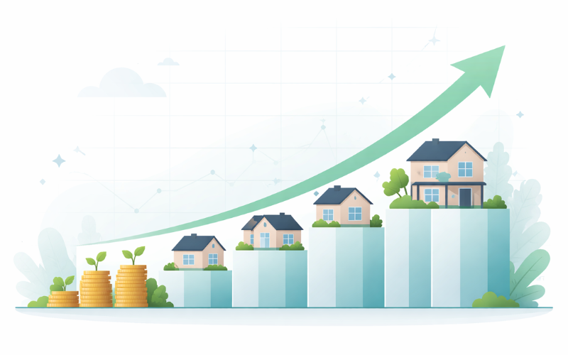 Real estate market trends showing steady property price growth and investment stability in 2026
